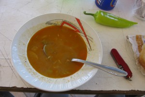taller mit suppe